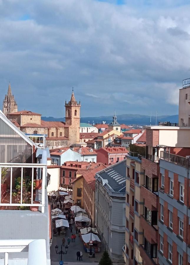 Atico Quintana I - Con Terraza, Vistas A La Ciudad, En El Centro, Con Wifi Y Garaje Oviedo Exterior foto