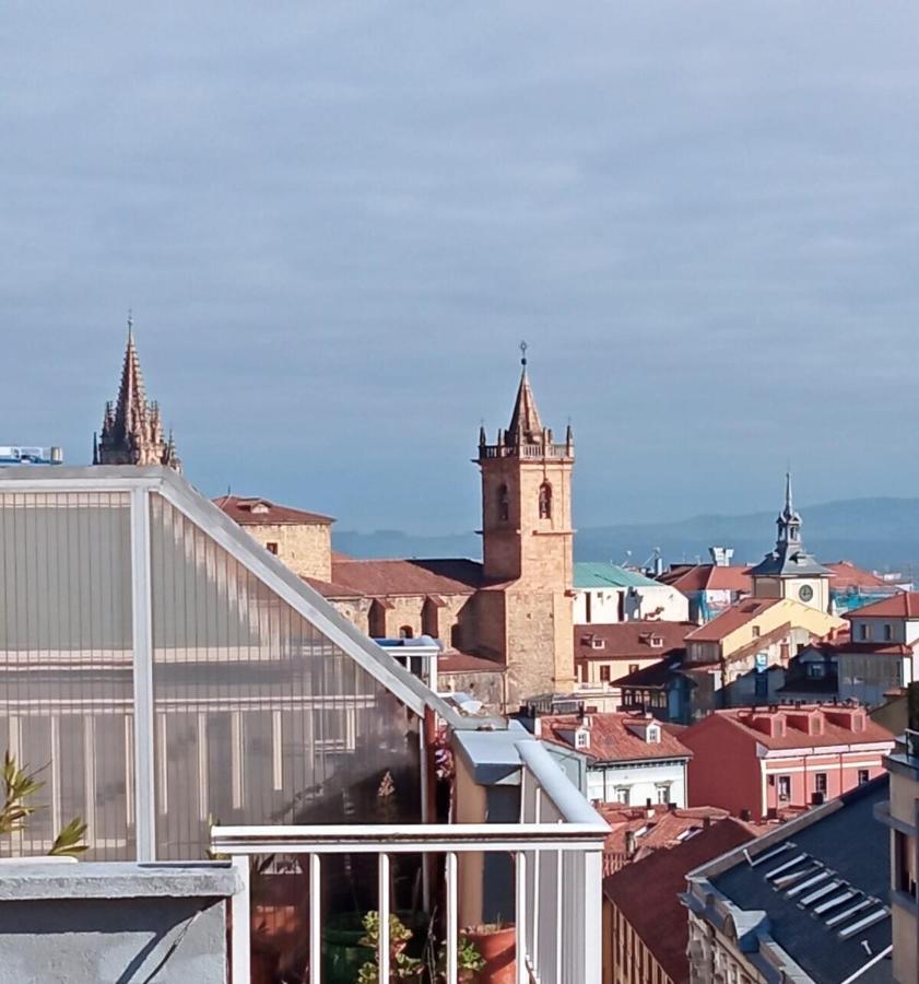 Atico Quintana I - Con Terraza, Vistas A La Ciudad, En El Centro, Con Wifi Y Garaje Oviedo Exterior foto