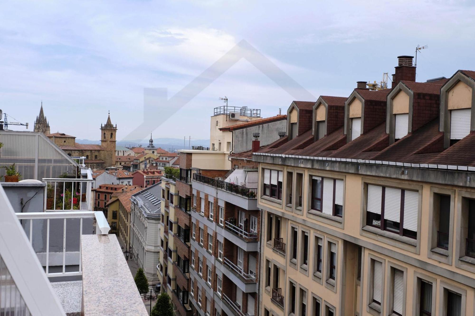 Atico Quintana I - Con Terraza, Vistas A La Ciudad, En El Centro, Con Wifi Y Garaje Oviedo Exterior foto